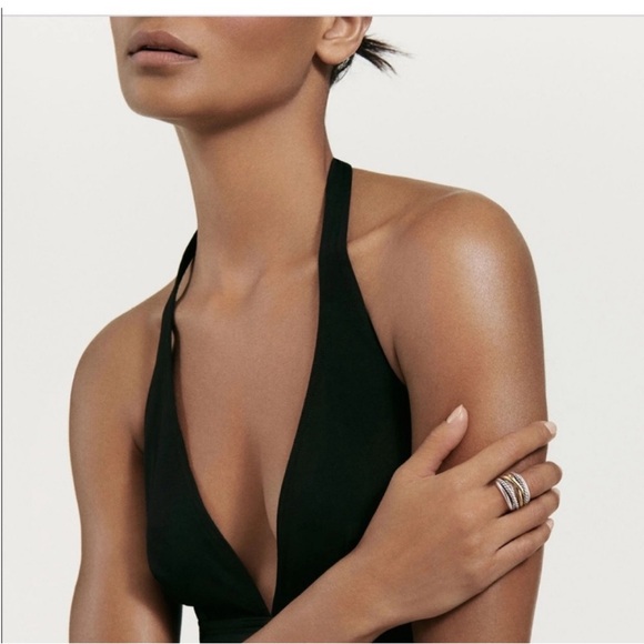 David Yurman Crossover Ring w 14k Gold - Picture 4 of 9